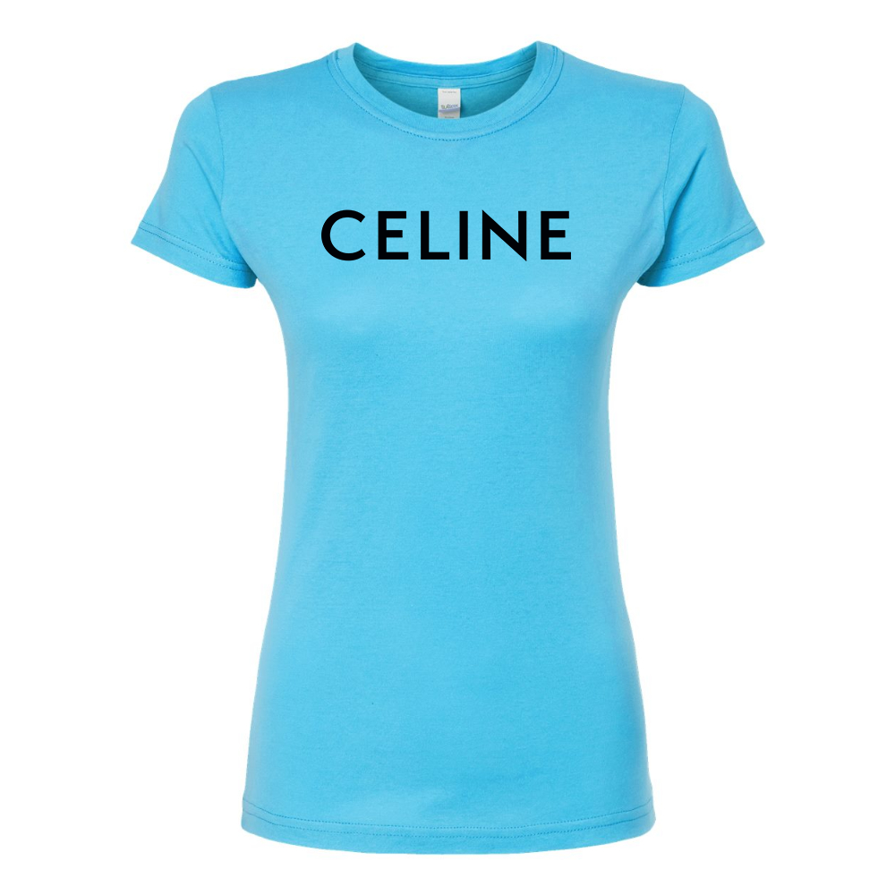 Women's Celine Round Neck T-Shirt