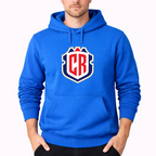 Men's Costa Rica National Soccer Team Pullover Hoodie