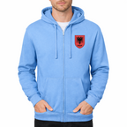 Men's Albania National Soccer Team Zipper Hoodie
