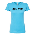 Women's Miu Miu Round Neck T-Shirt