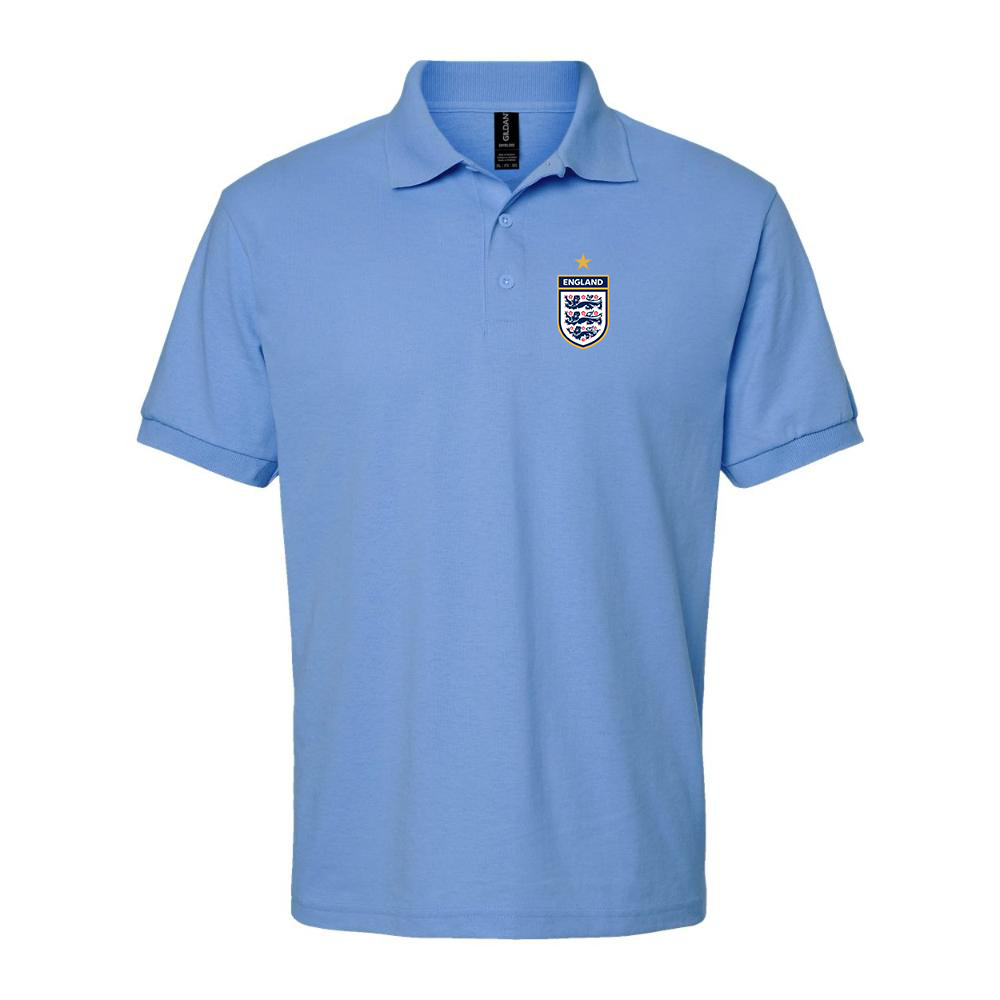 Men's England National Soccer Team Dry Blend Polo
