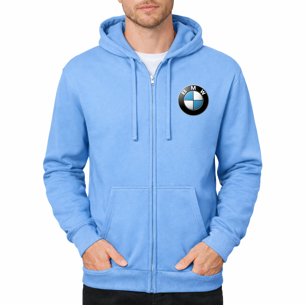 Men's BMW Motorsports Car Zipper Hoodie