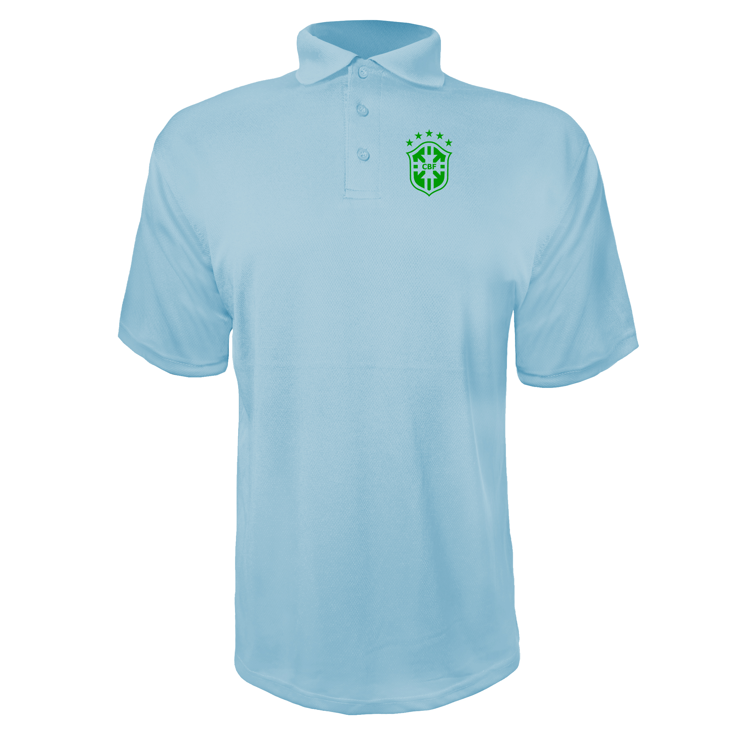 Men's Brazil Soccer Polyester Polo