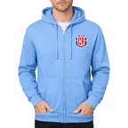 Men's Costa Rica National Soccer Team Zipper Hoodie