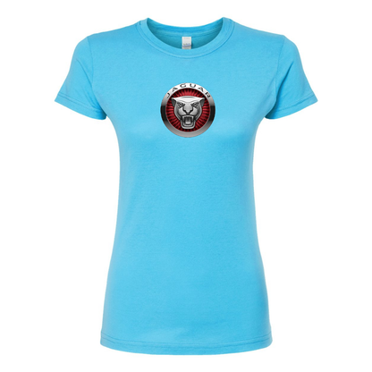 Women’s Jaguar Motorsport Car Round Neck T-Shirt