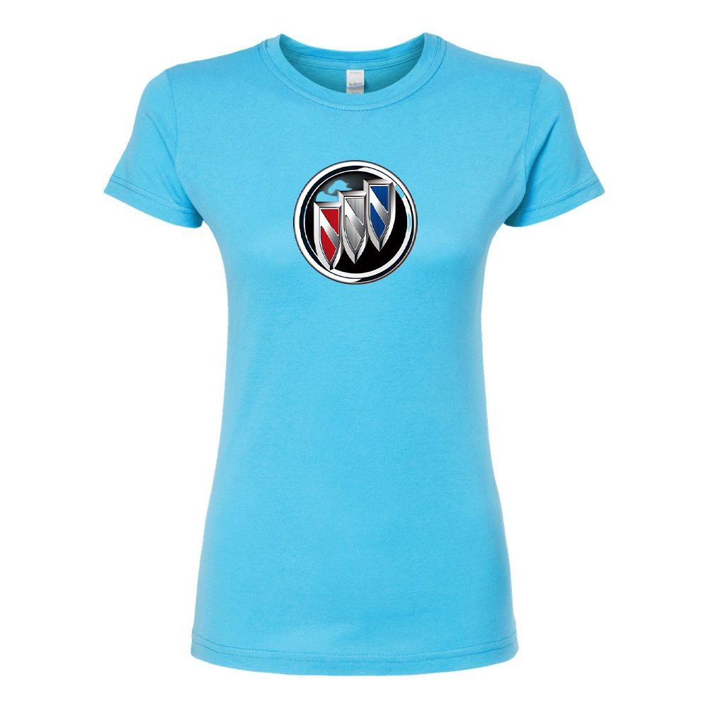 Women’s Buick Motorsports Car Round Neck T-Shirt