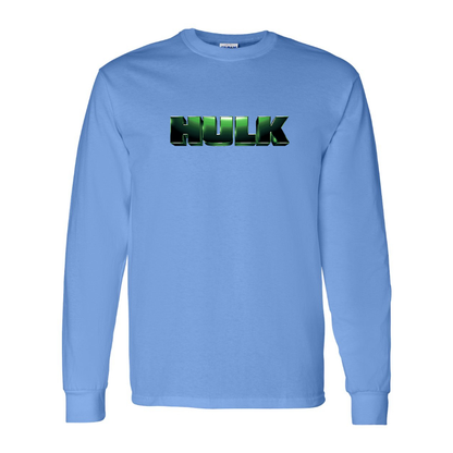 Youth Kids The Hulk Marvel Superhero Long Sleeve T-Shirt