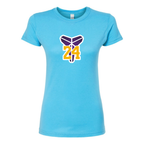 Women's Kobe Bryant Mamba 24 Round Neck T-Shirt