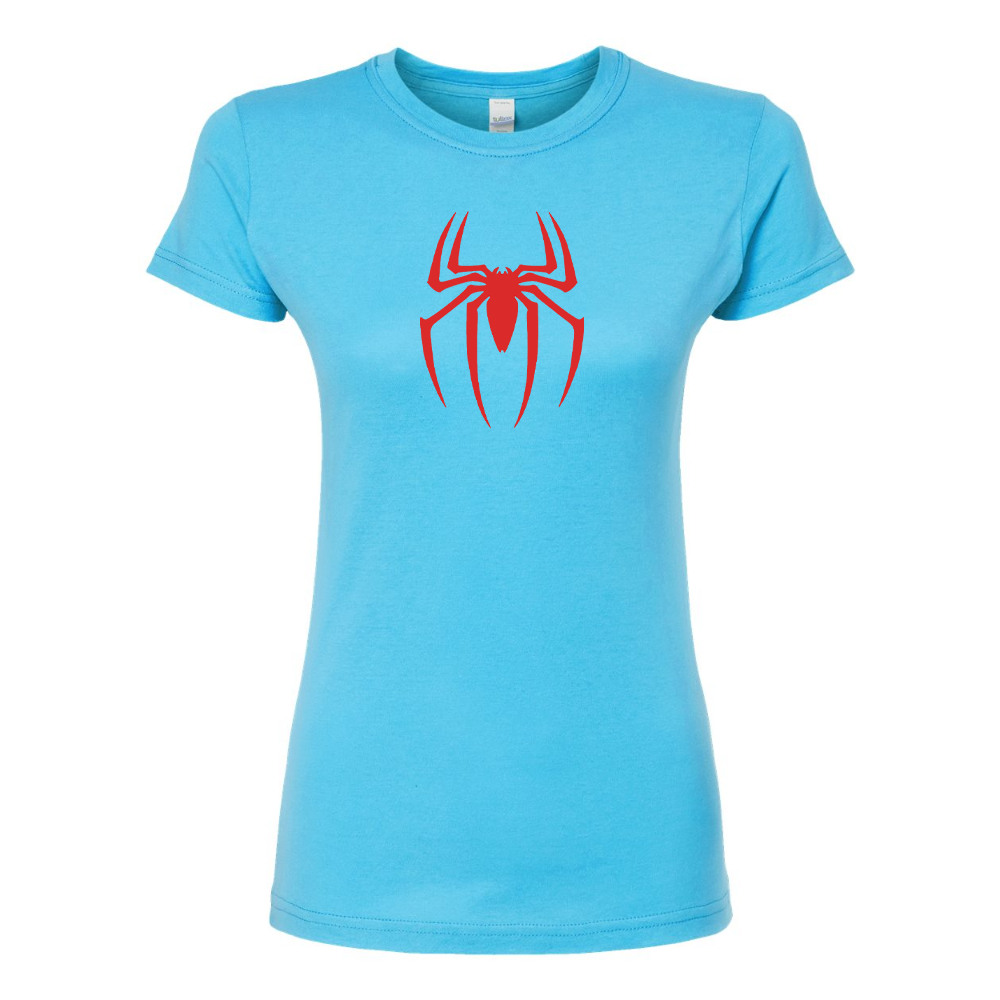 Women's Spiderman Marvel Avengers Superhero Round Neck T-Shirt