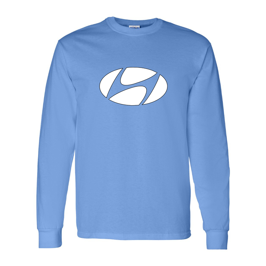 Youth Kids Hyundai New Logo Car Long Sleeve T-Shirt