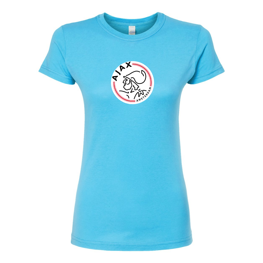 Women's Amsterdamsche FC Ajax Round Neck T-Shirt