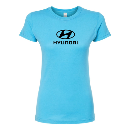 Women’s Hyundai Car Round Neck T-Shirt