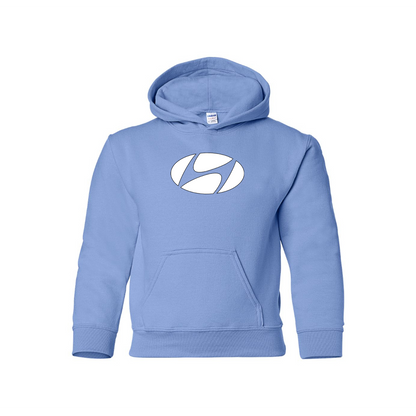 Youth Kids Hyundai New Logo Car  Pullover Hoodie