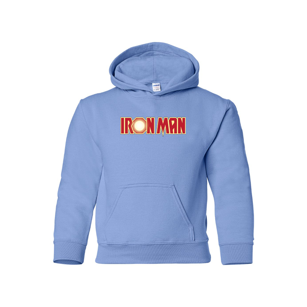 Youth Kids Iron Man Marvel Superhero Pullover Hoodie