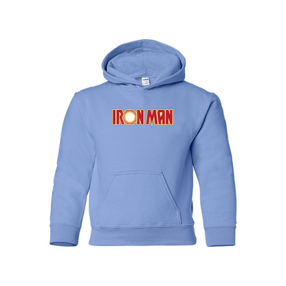 Youth Kids Iron Man Marvel Superhero Pullover Hoodie