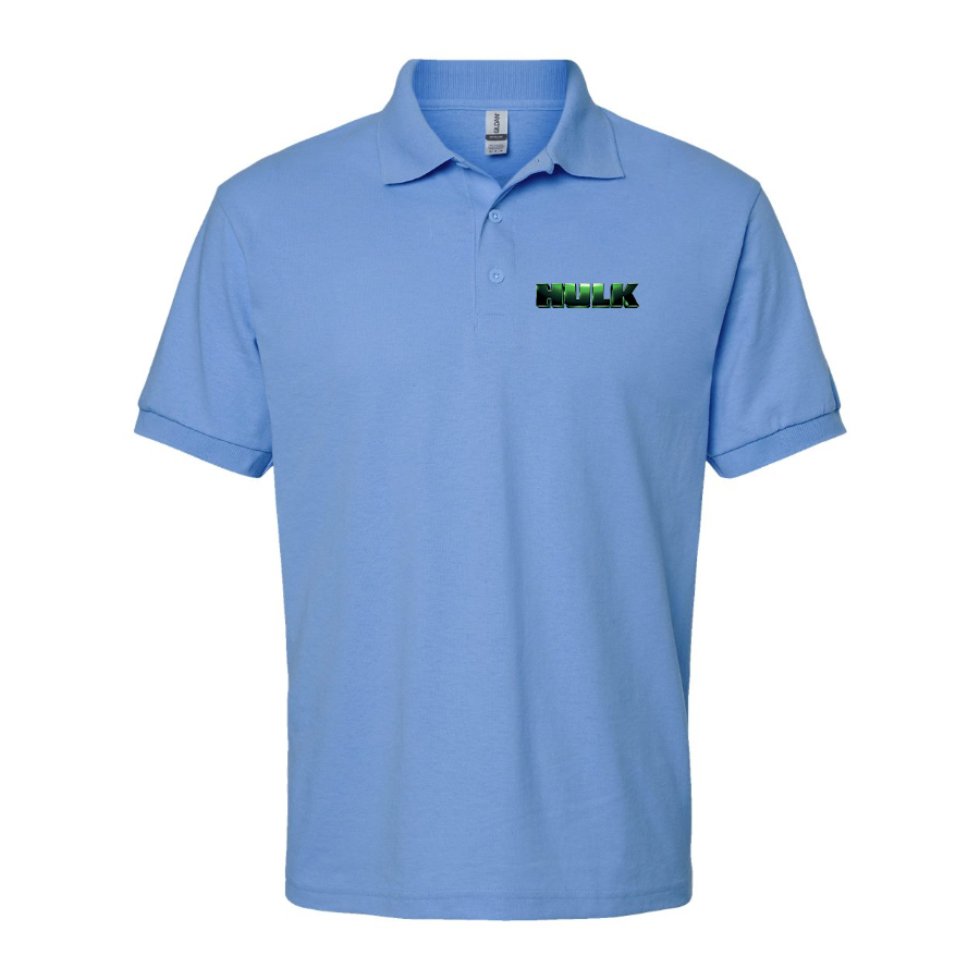 Men's The Hulk Marvel Superhero Dry Blend Polo