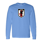 Men's Japan National Soccer Team Long Sleeve T-Shirt