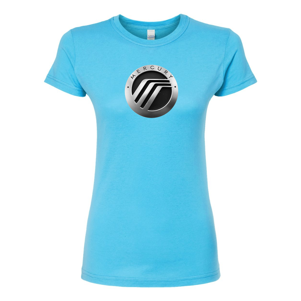 Women’s Mercury Car Round Neck T-Shirt