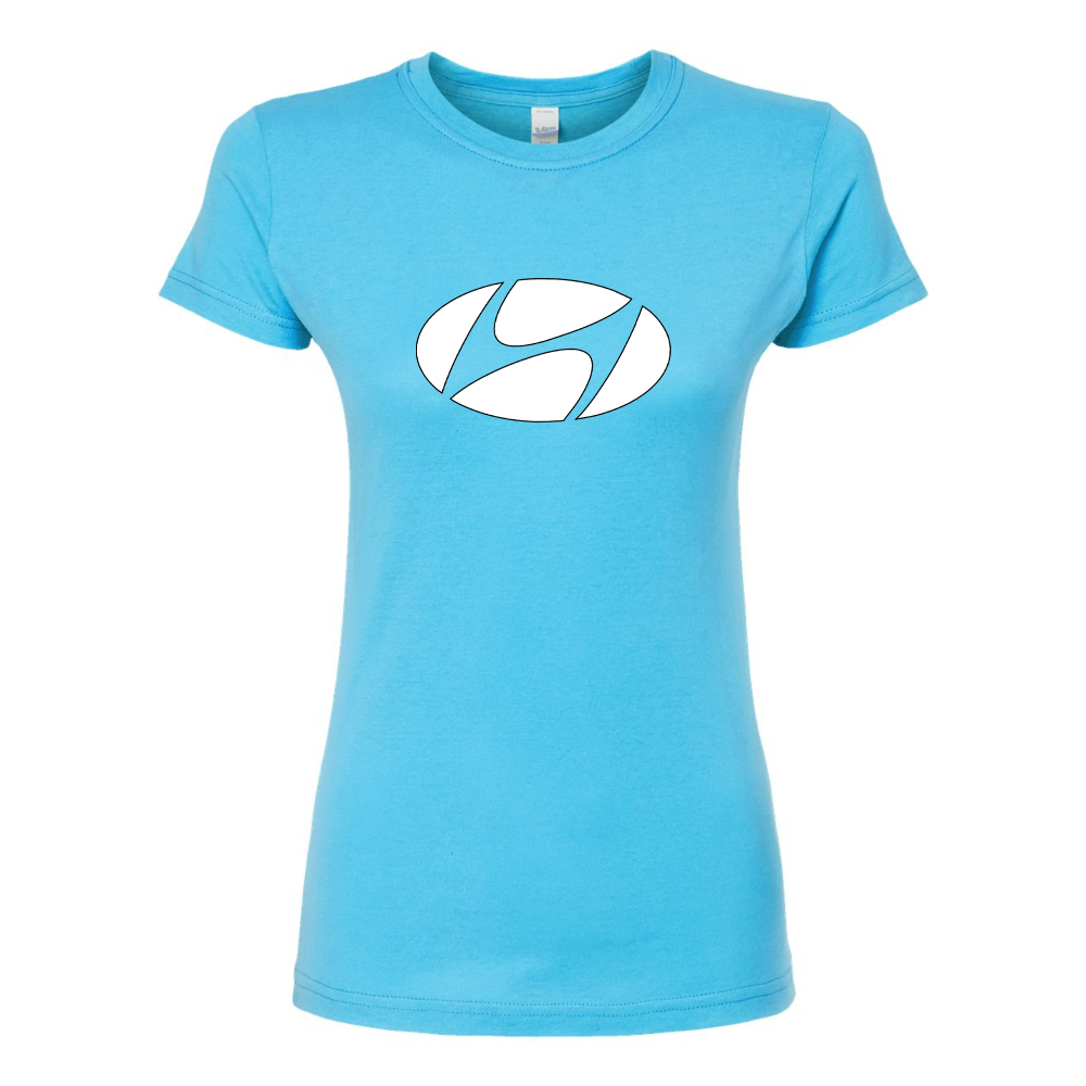 Women's Hyundai New Logo Car  Round Neck T-Shirt