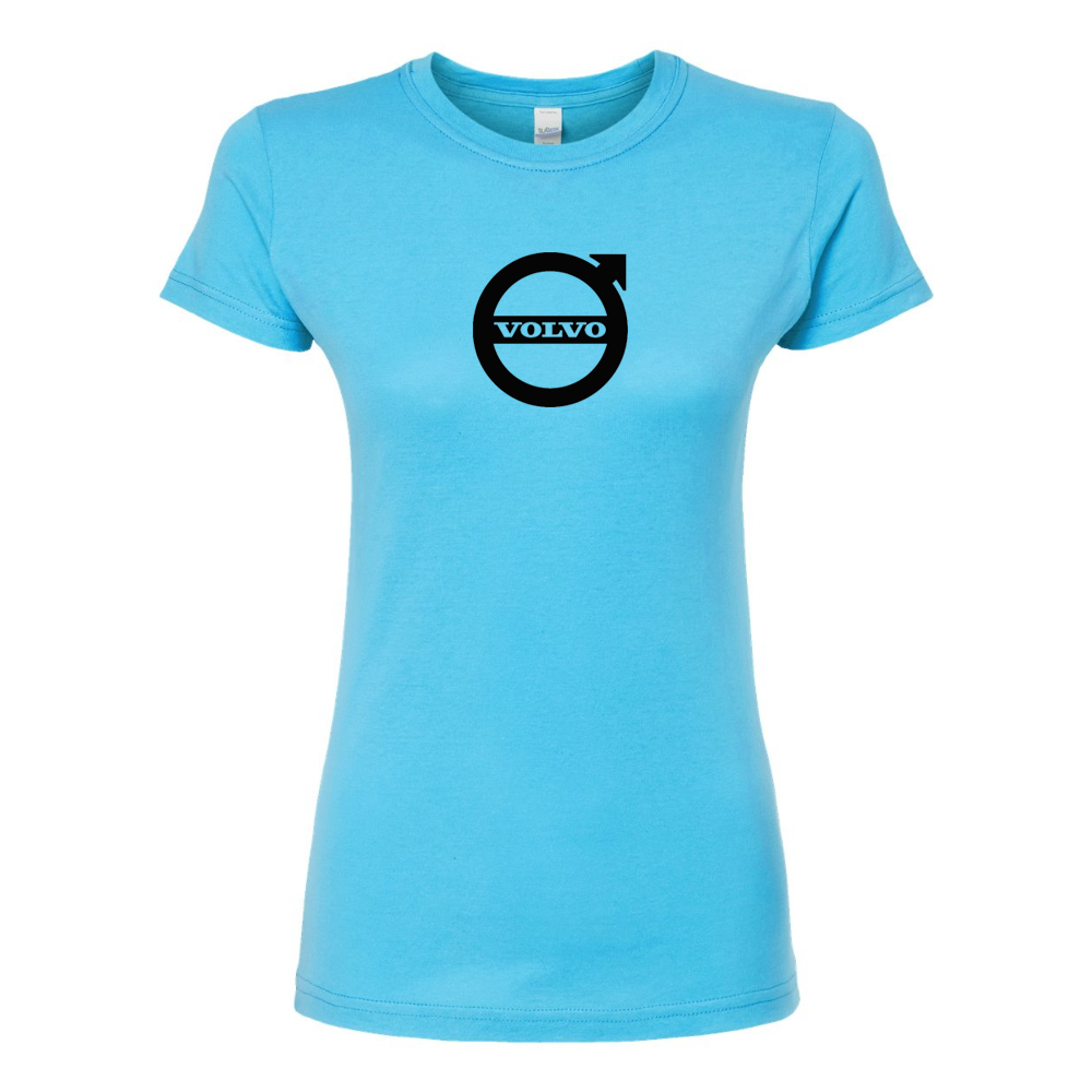 Women’s Volvo Car Round Neck T-Shirt