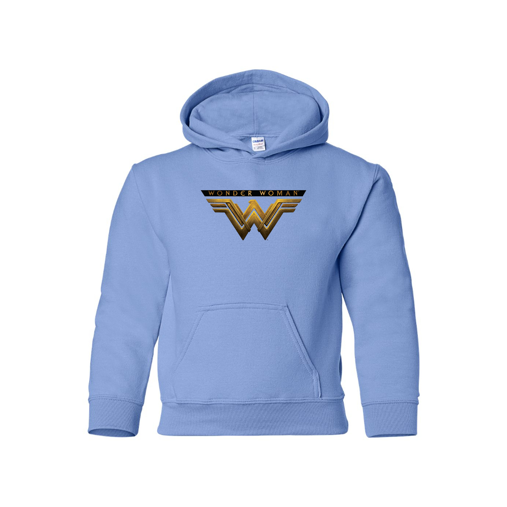 Youth Kids Wonder Woman DC Superhero Pullover Hoodie