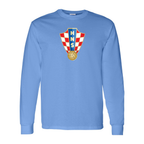 Men's Croatia National Soccer Team Long Sleeve T-Shirt