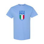 Men's Italy National Soccer Cotton T-Shirt