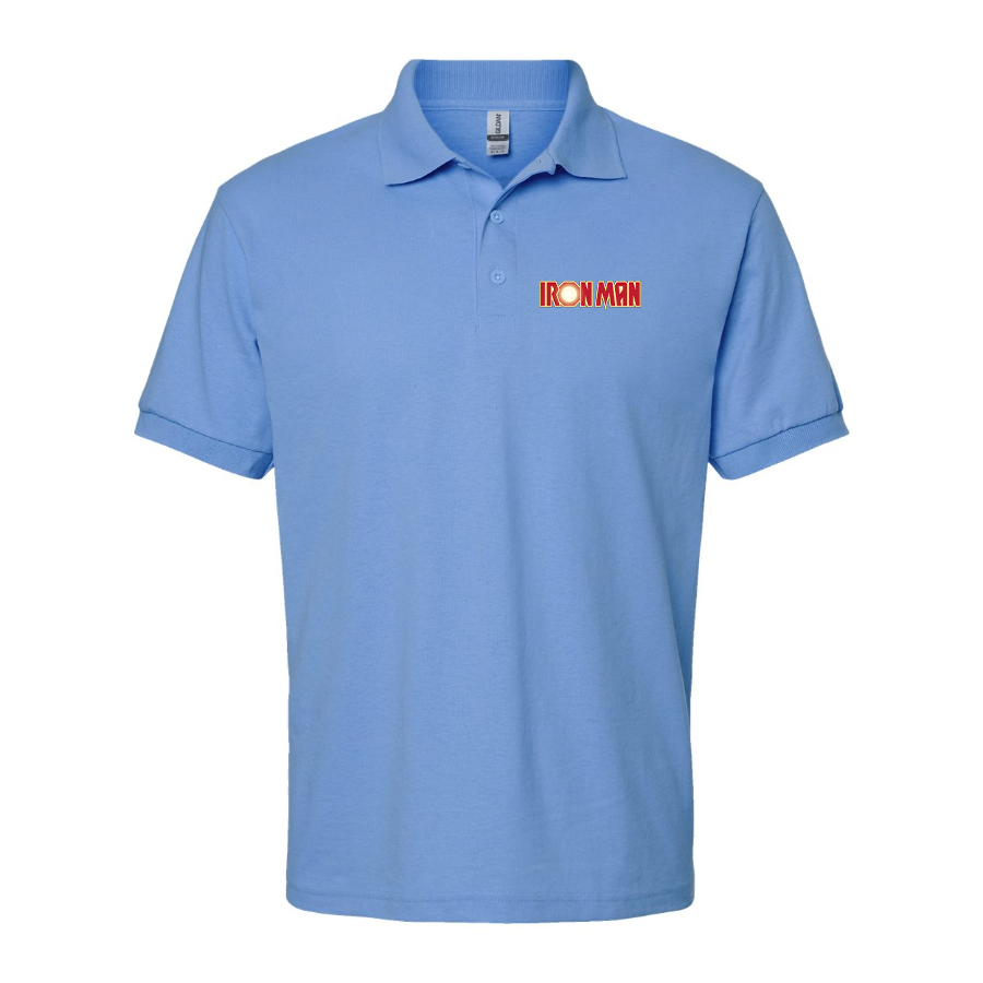 Men's Iron Man Marvel Superhero Dry Blend Polo