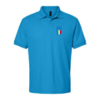 Men's Italy National Soccer Dry Blend Polo
