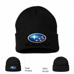 Subaru beanie Black front