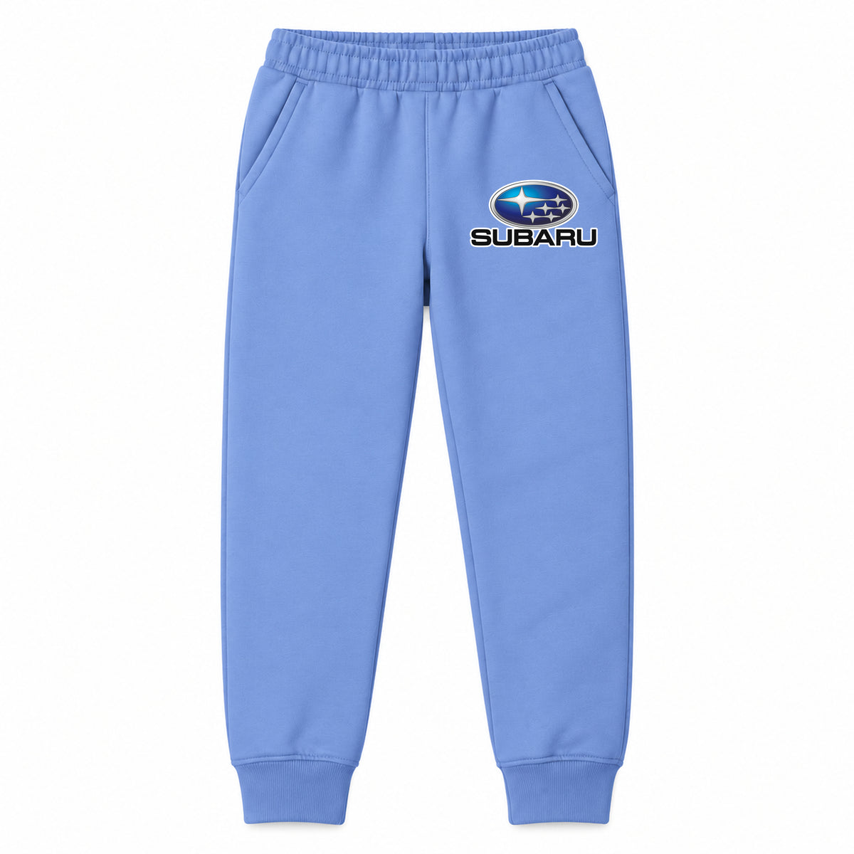 Subaru youth jogger sweatpants in Carolina Blue, Youth Large ages 10–12