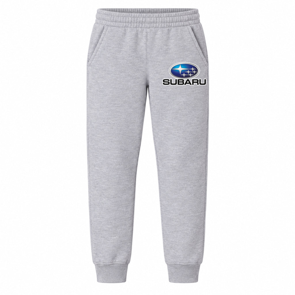 Subaru youth jogger sweatpants in Grey, Youth Large ages 10–12