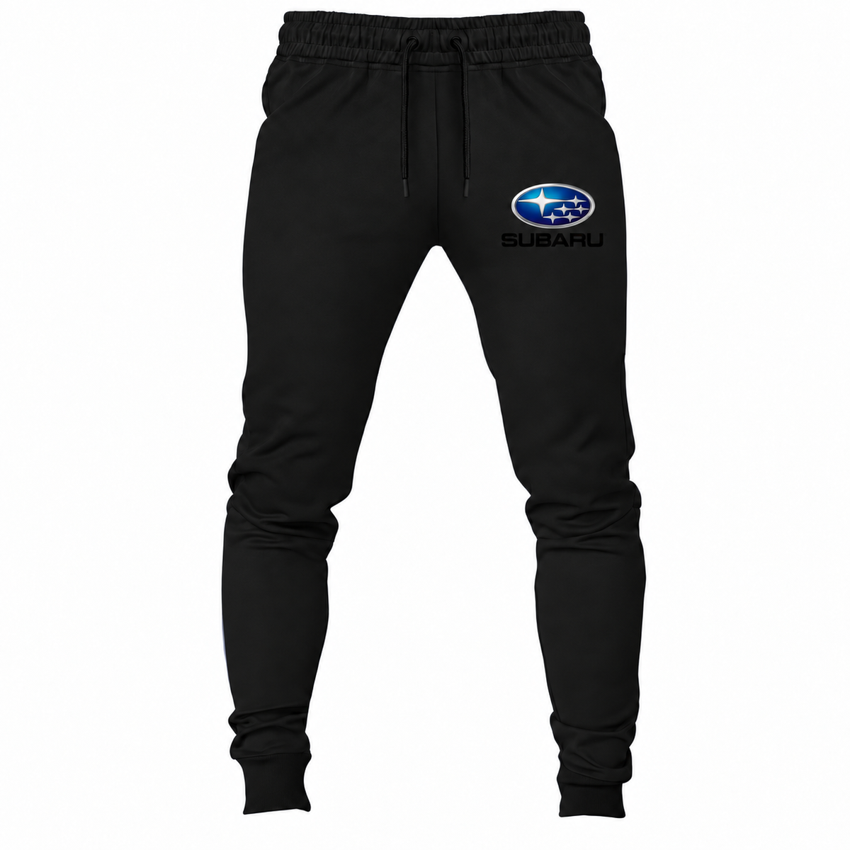 Subaru joggers Black front