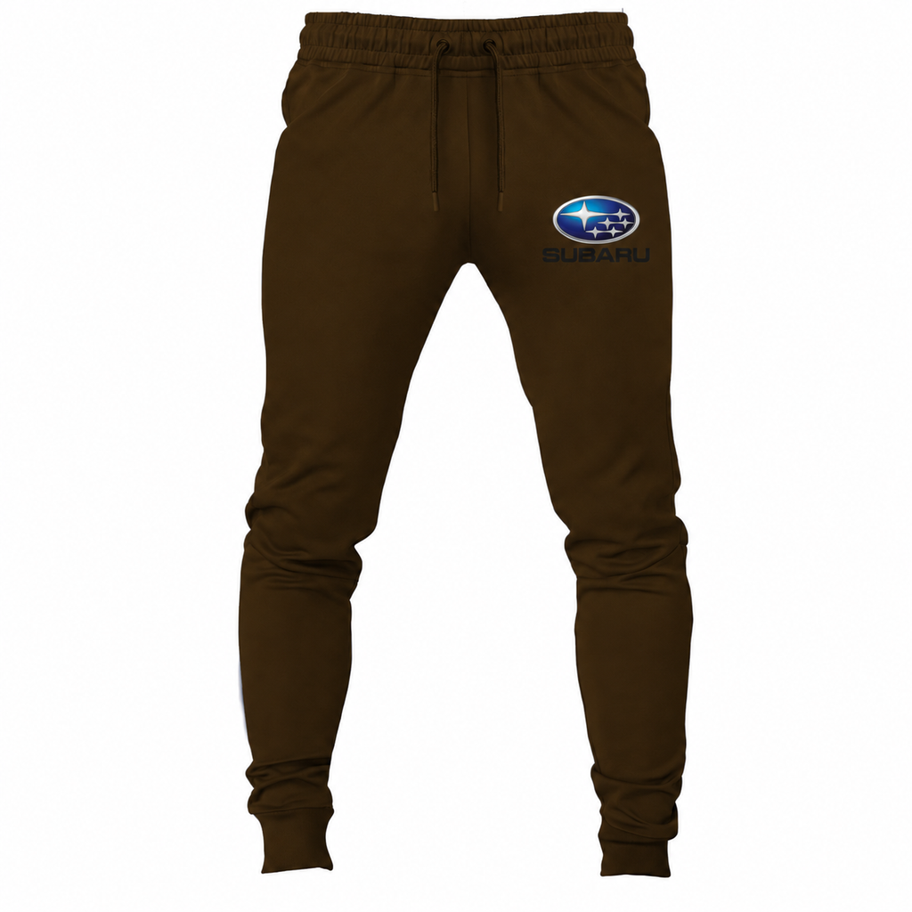 Subaru joggers Brown front
