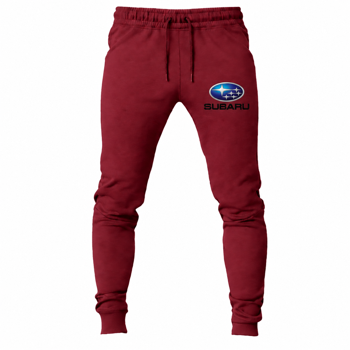 Subaru joggers Burgundy front