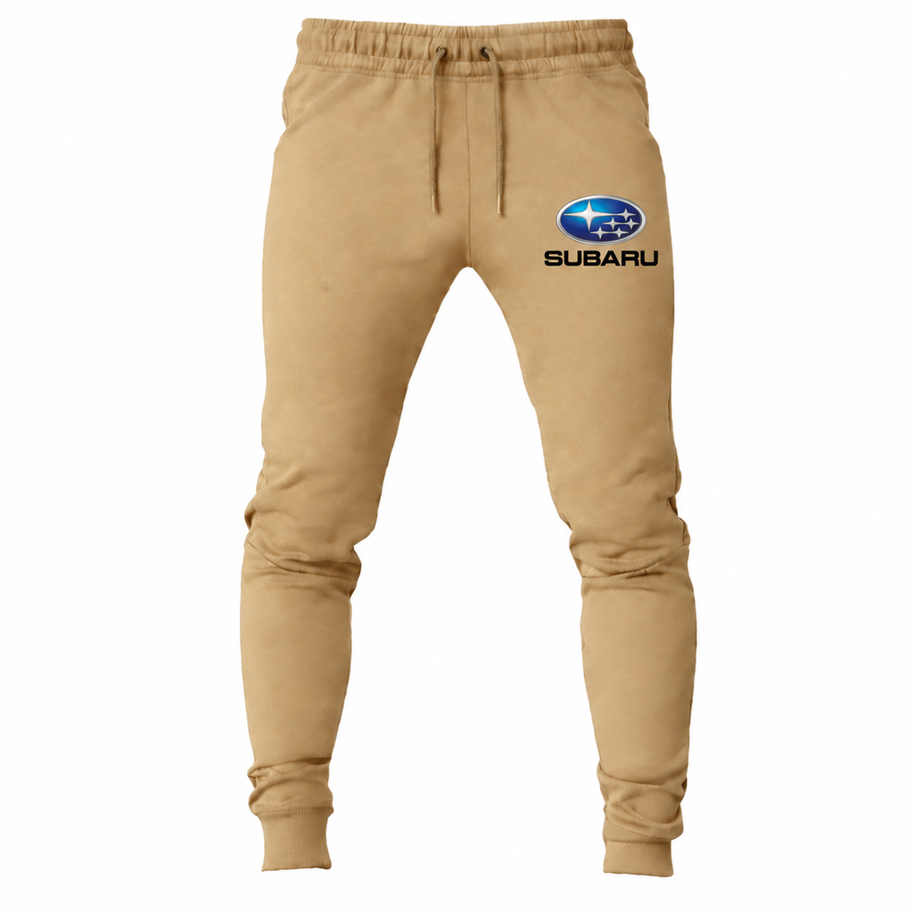 Subaru joggers Khaki front