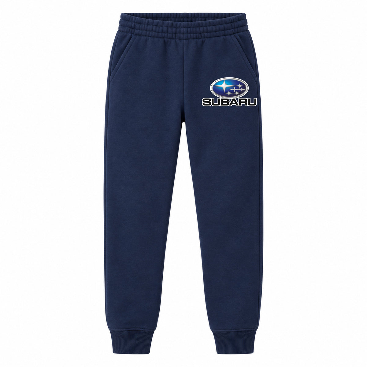 Subaru youth jogger sweatpants in Navy Blue, Youth Large ages 10–12