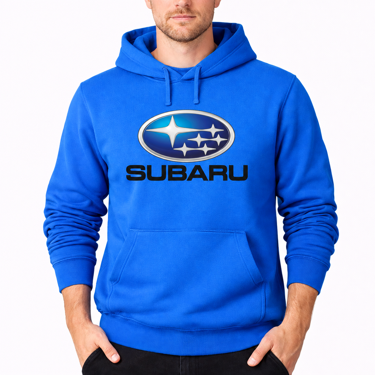 Subaru pullover Azure front
