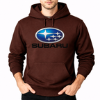 Subaru pullover Brown front
