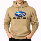 Subaru pullover Khaki front