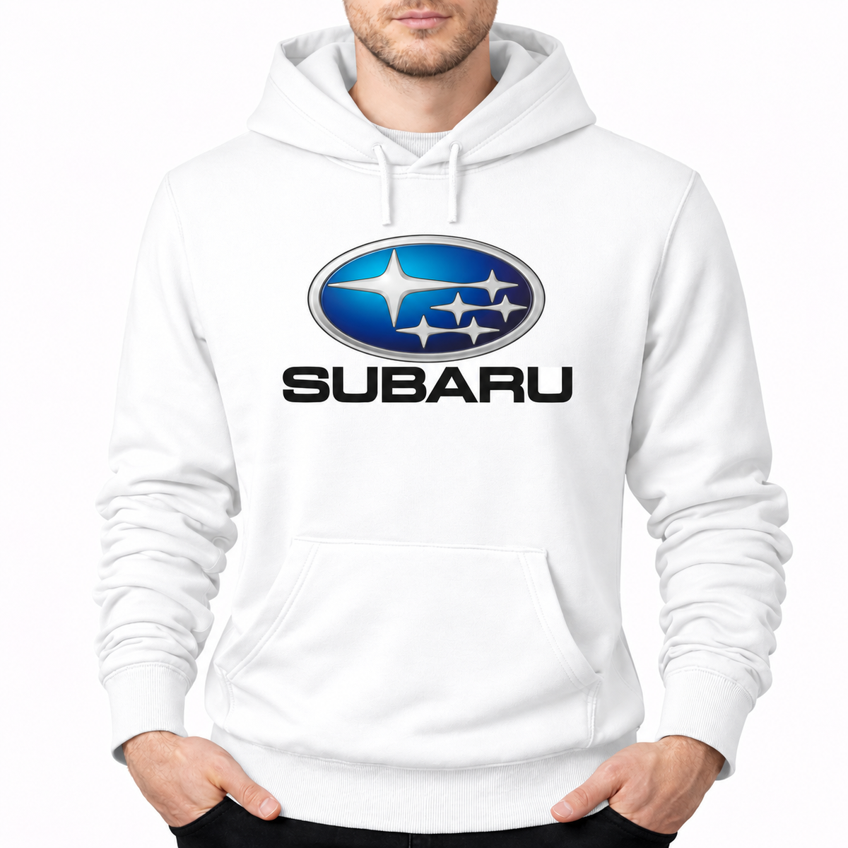Subaru pullover White front