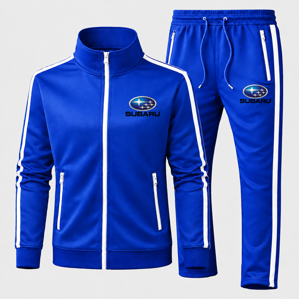 Subaru tracksuit Royal Blue front