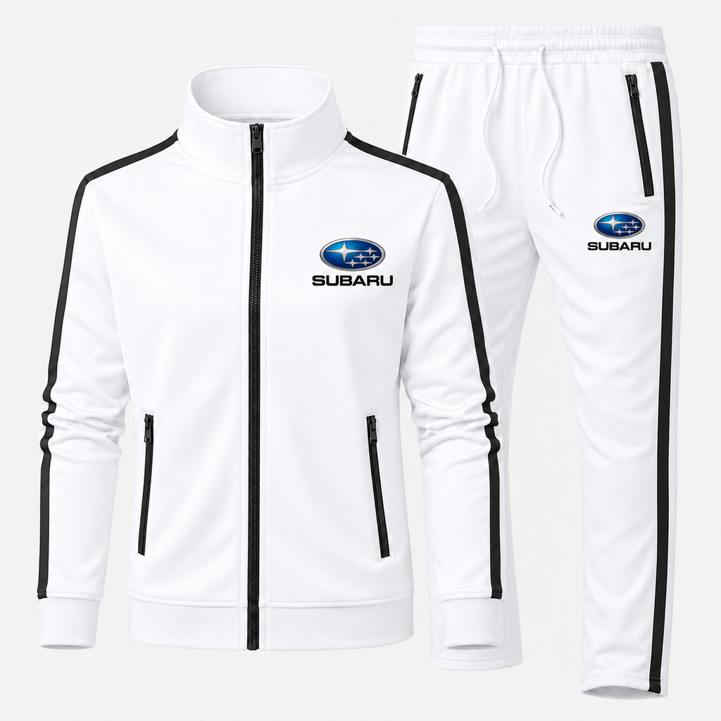 Subaru tracksuit White front