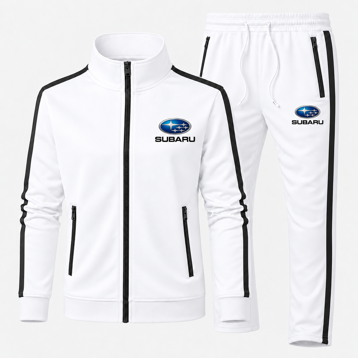 Subaru tracksuit White front