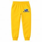 Subaru youth jogger sweatpants in Yellow, Youth Large ages 10–12