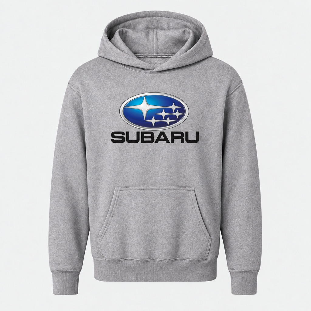 Subaru youthhoodie Gray front