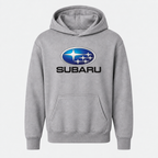 Subaru youthhoodie Gray front