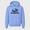 Subaru youthhoodie Light Blue front
