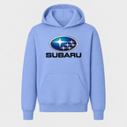 Subaru youthhoodie Light Blue front