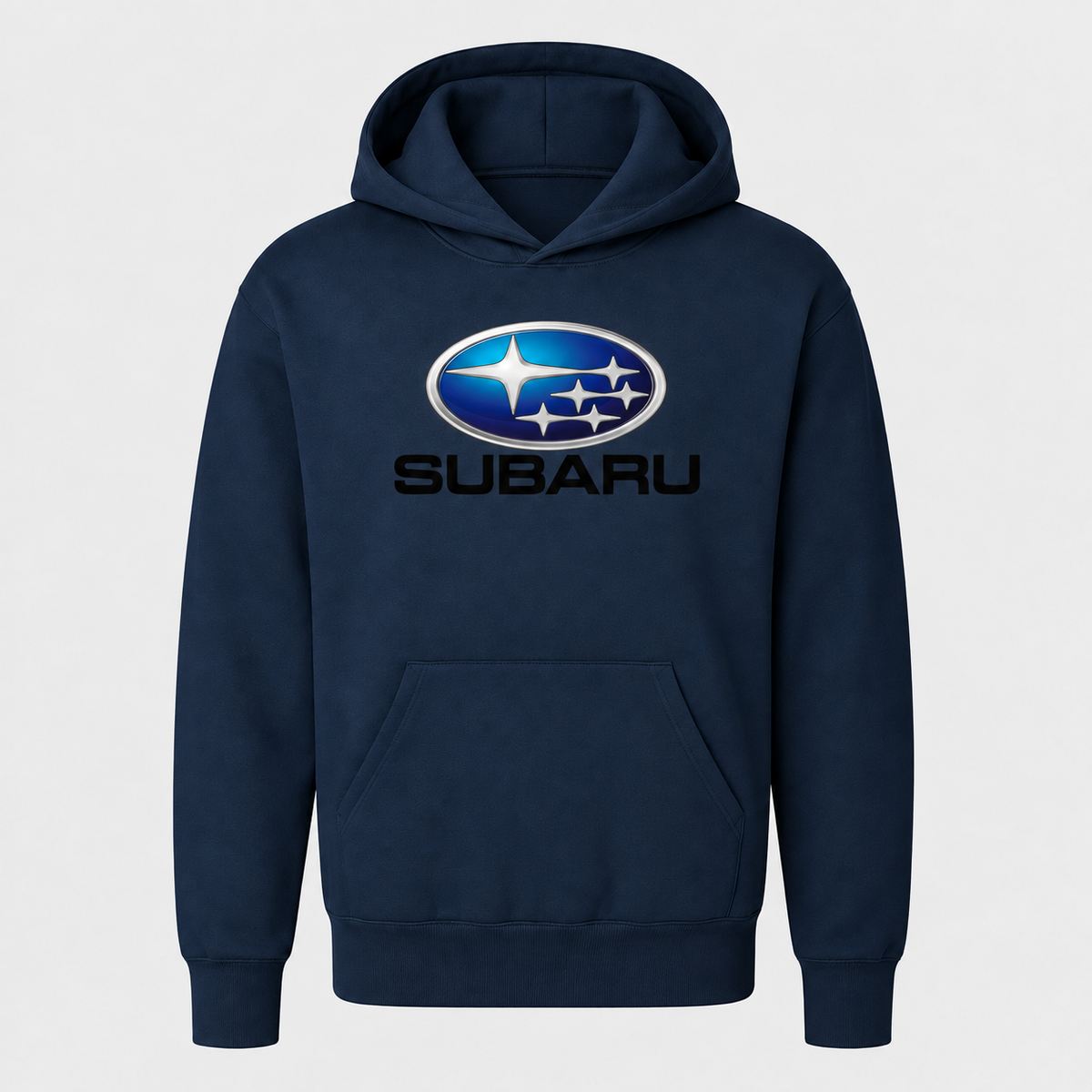Subaru youthhoodie Navy front